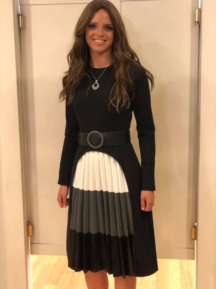 Black White and Grey Classy Dress Skirt Outfit Modest Fashion